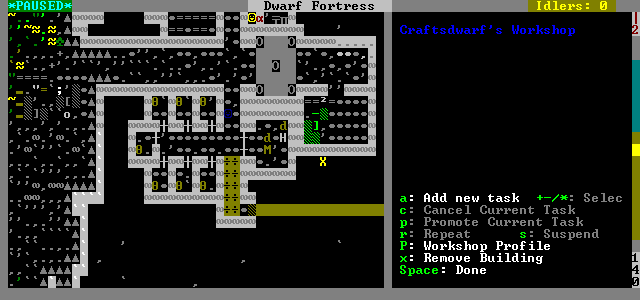 dwarf fortress wiki controls