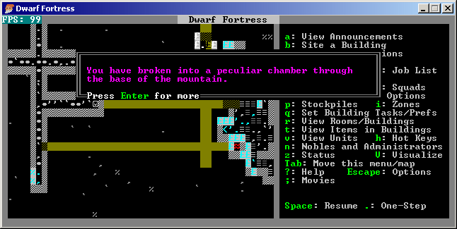 dwarf fortress wiki controls