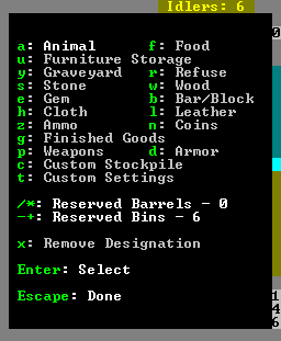 dwarf fortress stockpile