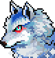Ice wolf portrait anim.gif