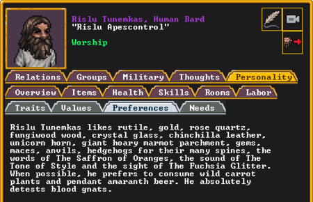 Preferences - Dwarf Fortress Wiki